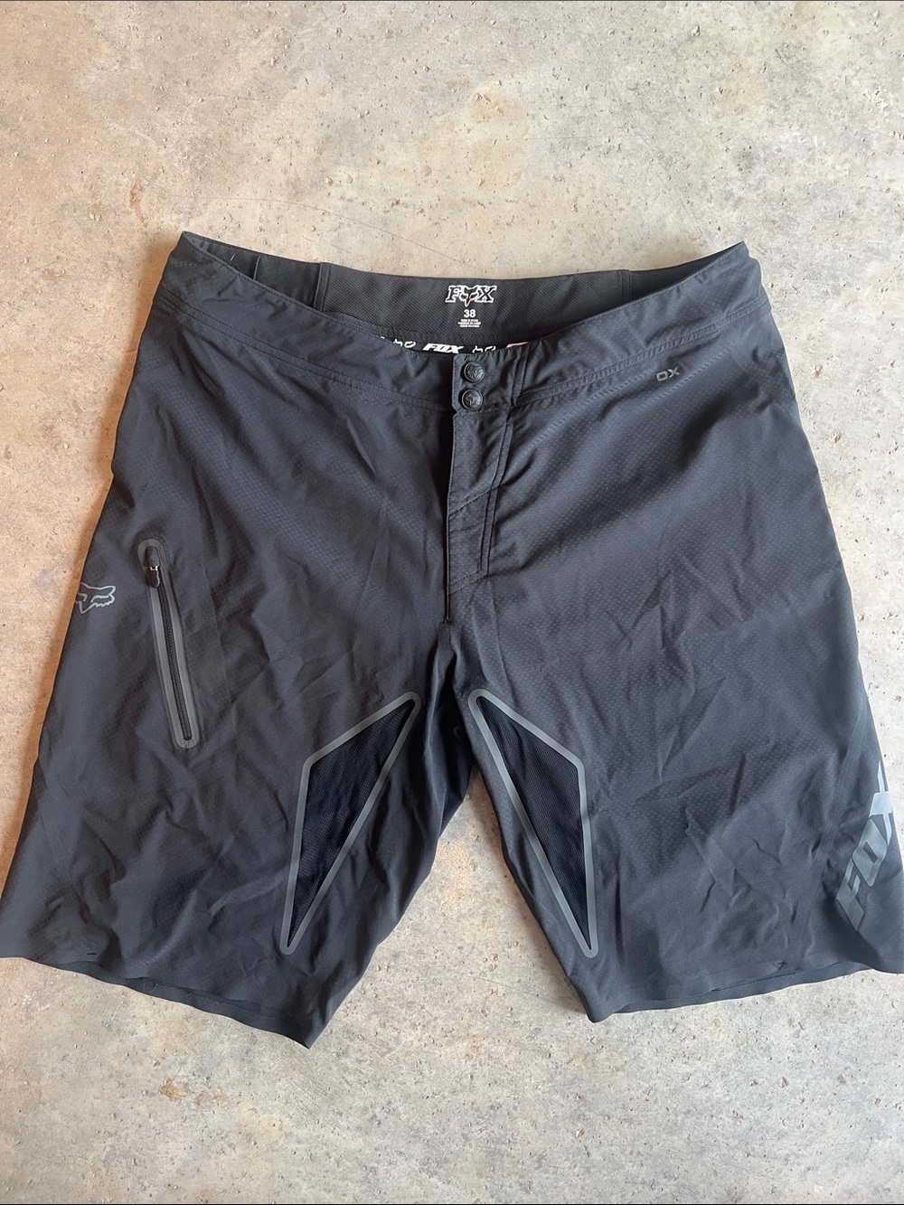 Fox Men's Black Trail Riding Shorts